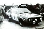 Wyścig w Poznaniu: 21-22.05.1977. Renault 17 Gordini Błażeja Krupy przystrojone już w naklejki Jerzego Landsberga