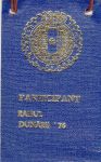 Zawieszka uczestnika z Rajdu Dunaju-1976