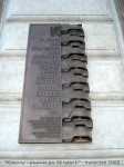 Przybyła trzecia tablica: 30 lipca 1991 roku ostatni okupanci....