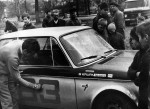 BMW 2002 Ti załogi: Krzysztof Strykier / Błażej Krupa. Niestety nie wytrzymały panewki i dla nas rajd się skończył. Krzysztof Strykier zrywa numery startowe