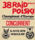 Plakietka z 38. Rajdu Polski
