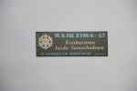 Rajd Zima 1967 / Plakietka z kolekcji Piotra Mystkowskiego