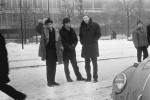 Stoją od prawej: Lech Jaworowicz i Wiesław Mrówczyński