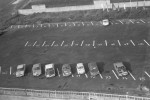 Parking zamknięty po mecie