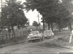 Z nr 94 Jens Ole Kristiansen Ford Escort gr.I klasa 7 z nr 97 z przodu Jerzy Landsberg Marek Muszyński Renault5 LS gr.I klasa 7 fot.Jerzy Plutter Kraków prawa autorskie zastrzeżone