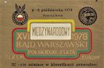 Przywieszka z pucharu za III-cie miejsce w klasyfikacji generalnej