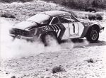 Rajd Maroka. Zwycięska załoga: Bernard Darniche / Alain Mahé w samochodzie Alpine Renault A110 - 1800