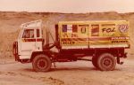 Jelcz przed startem do Rajdu PARYŻ-DAKAR 1987