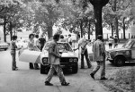 Patrick przyjechał na rajd Renault 17 Gordini - w bagażniku miał cały zestaw narzędzi i potrzebnych części