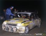 Brane Kuzmic / Rudi Sali w Renault 5 Turbo. Foto: Jiří Maršíček, źródło: eWRC.cz
