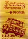 Plakietka zawodnika z Rajdu Kormoran- 1977